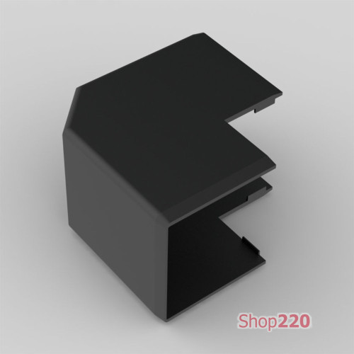 Угол наружный для LHD 40x40 черного цвета; Серия LHD; ПВХ 8646_FB