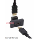 Розетка HDMI, 1 модуль, черный, К45 Simon K129B/14