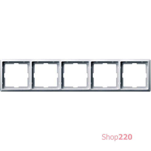 Рамка 5 постов, белый, Merten Artec MTN481519
