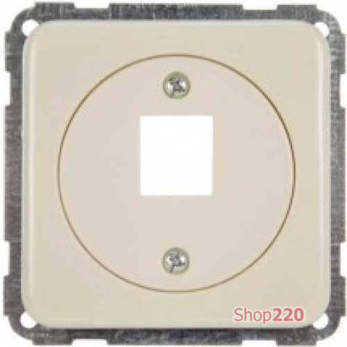 Корпус для одного разъема RJ-12/RJ-45 Keystone, слоновая кость, Polo Regina 13008405