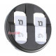 Панель двойной компьютерной розетки RJ45, графит, 67952 Legrand Celiane
