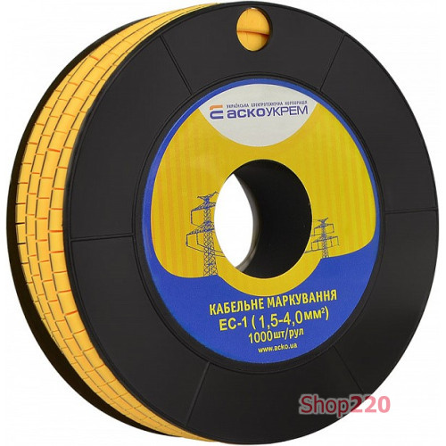 Маркировка '--' на провод 1,5-4,0 кв.мм, EC-1 A0150080006