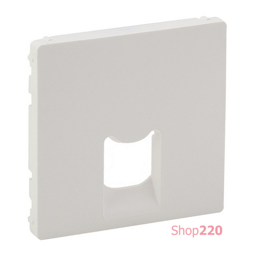 Лицевая панель розетки RJ11 / RJ45, белый, Valena 755410 Legrand