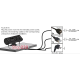 Блок розеток на стол 220В + USB + RJ45, алюминий/черный, Axessline Desk Kondator