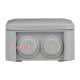 Распределительная коробка 90х90х52 мм, с сальниками, IP55, IB401 UNIKA PLANK PLK4010850