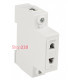 Розетка на din-рейку, 10А, 2 полюса, C 45 2Р A0150010103