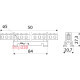 Шина нулевая на din-рейку на 12 отверстий, BC-512 Аско A0150120035