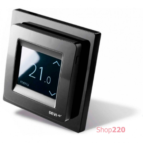 Терморегулятор сенсорный Devireg Touch, черный 140F1069 Devi
