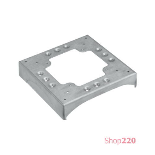 Основа для ввода напольного короба 2x85/18 и 2x130/18*180гр для башенок KT, Simon KTA822/8