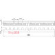 Гребенка соединительная 3-полюсная, 12 модулей, е.bc.stand.3.12.63 Enext s017008