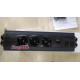 Врезной блок розеток в столешницу 3x220В + 2xUSB A+C + 2xKeystone для RJ45, черный, S485 Simon