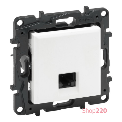 Розетка компьютерная RJ45 CAT6 FTP, белый, Niloe Step Legrand 863161B