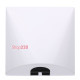 Вывод кабеля, 2 модуля, белый, Legrand Mosaic New 277550L