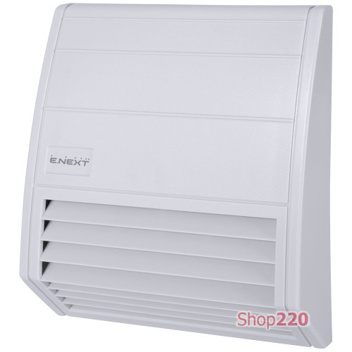 Решетка с фильтром 226х209х50 для вентилятора 176х176мм, IP55, e.climat.filter.pro.176 Enext s0103015