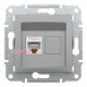 Розетка компьютерная RJ45, алюминий, EPH4300161 Asfora Schneider
