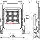 Прожектор светодиодный аккумуляторный 10Вт, e.LED.flood.stand.emerg.10 ENEXT l0790013