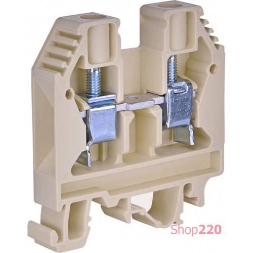 Клемма винтовая VS 10 PA (10 mm2_бежевая) ETI 3901101