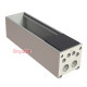 Розеточный блок на 3 (4) розетки К45, пустой, алюминий, Ofiblock COMPACT Simon KFC203/14