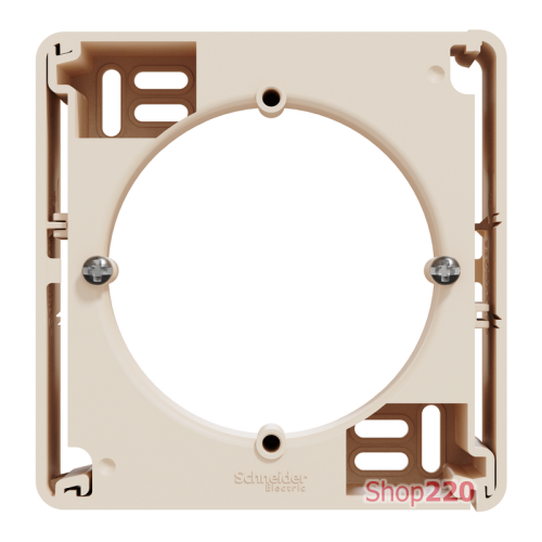 Коробка для накладного монтажа 1 пост, бежевый, Sedna Design SDD112901