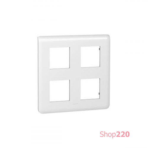 Рамка 3 поста, белый, Mosaic New Legrand 078838L
