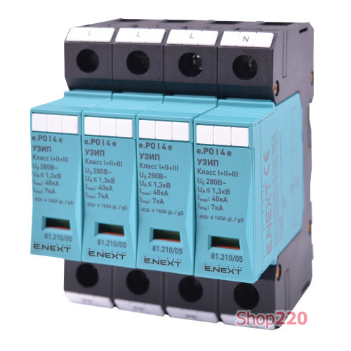 УЗИП e.PO I 4 e 280V/7kA класс I+II+III, 4 полюса 81.210/05