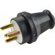 Вилка каучуковая 3Р+PE 25А IP44 A0250010003