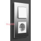Выключатель stainless steel, Gira Esprit