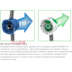 Подрозетник для гипсокартона герметичный, тройной, Multifix Air Schneider IMT35031