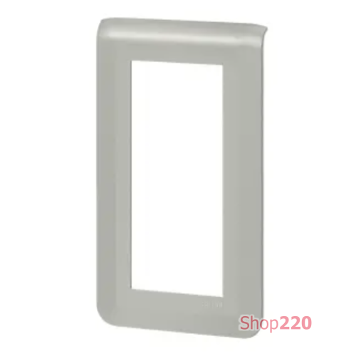 Рамка 5 модулей вертикальная, алюминий, Mosaic New Legrand 079325L
