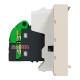 Розетка компьютерная RJ45, 6 UTP, бежевый, 2 модуля, Unica New Schneider NU341544