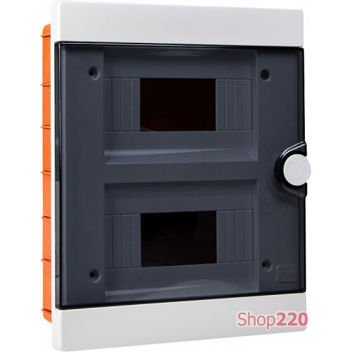 Корпус модульный пластиковый, 16 модулей, встроенный, серии UBox A0270010015