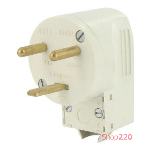 Вилка силовая 20А, однофазная, 55152 Legrand