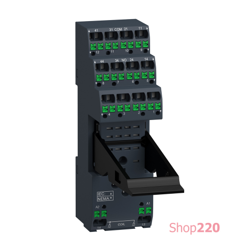 Розетка для электромеханического реле RXM2, RXM4 RXZE14P