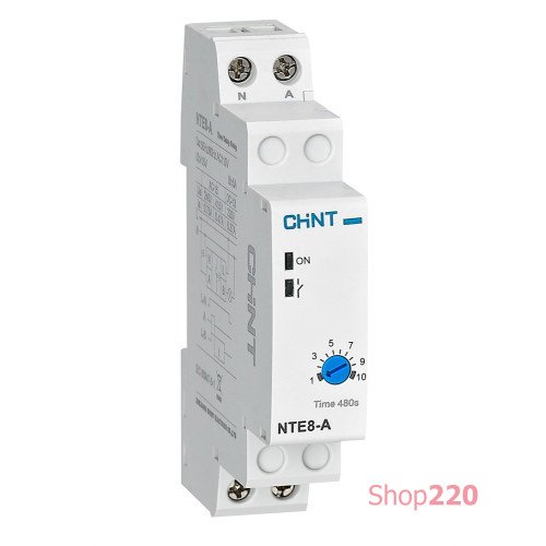 Реле задержки времени на отключение, 1NO, AC230V, NTE8-A 48s-480s Chint 258368