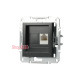 Розетка компьютерная RJ45, антрацит, EPH4300171 Asfora Schneider