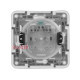Розетка влагозащищенная IP44 с заземлением, белый, 672232 Legrand Etika