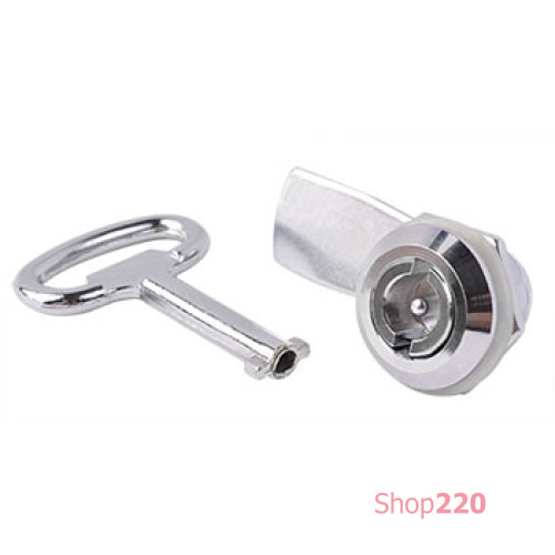 Замок двойная бородка, 22-25/50, металлический ключ, e.lock.01 Enext s053101