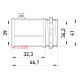 Ввод металлический винтовой, e.industrial.pipe.dir.screw.1-1/4" Enext i0460004