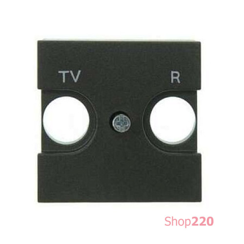 Накладка розетки TV+R, антрацит, Zenit ABB N2250.8 AN