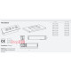 Врезной блок розеток в столешницу 3x220В + 2xUSB A+C + 2xKeystone для RJ45, черный, S485 Simon