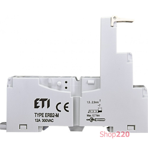 Цоколь ERB2-M тип M (для ERM2) ETI 2473013