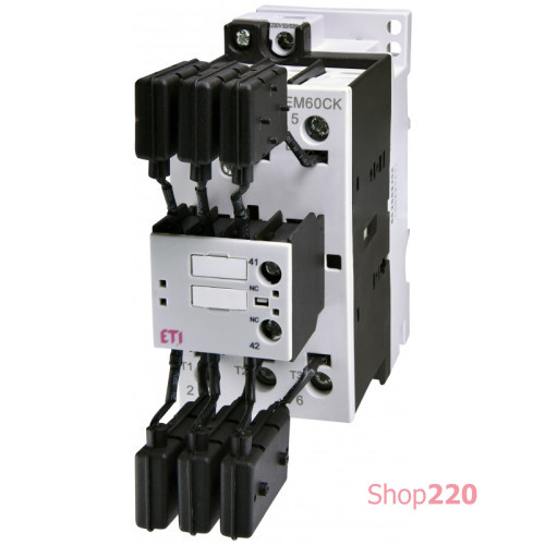 Контактор для конденсаторной батареи CEM CK 60.01N (60 кВАр, 400-440V) ETI 4643824