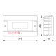 Корпус пластиковый встраиваемый 36-модульный, e.plbox.stand.w.36 Enext CBA936
