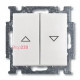 Выключатель жалюзи с фиксацией, белый, ABB 2006/4 UC-94-507 Basic 55