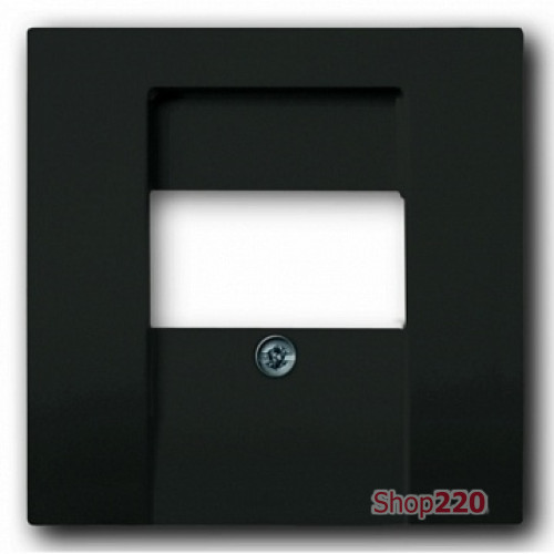 Накладка для USB розетки, черный шато, ABB 2539-95-507 Basic 55