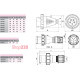 Силовая вилка 16А, 380В, 5 полюсов, IP67, переносная, EVH-1653 ETI 4482026
