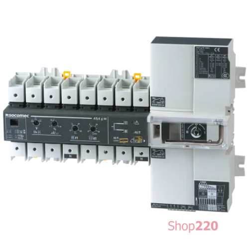 Переключатель нагрузки 63А, 4 полюса, ATyS g M 230/400 Vac
