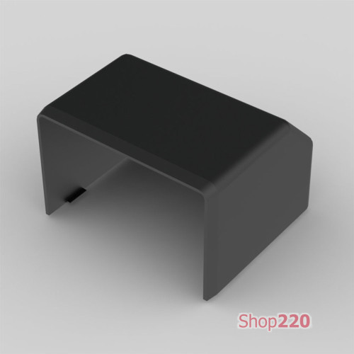 Заглушка LH 60x40 черного цвета; Серия LH; ПВХ 8651_FB