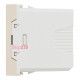 Розетка USB для зарядки, бежевый, 1 модуль, Unica New Schneider NU342844