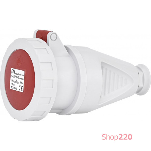 Розетка кабельная 16A, 400V, 3P+PE, IP67 ESH-1643 ETI 4482007
